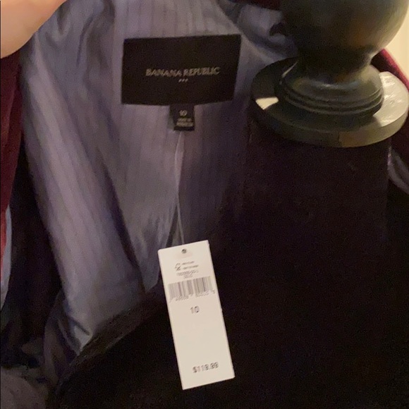 Banana Republic Velvet Blazer-Size 10 - Picture 3 of 3